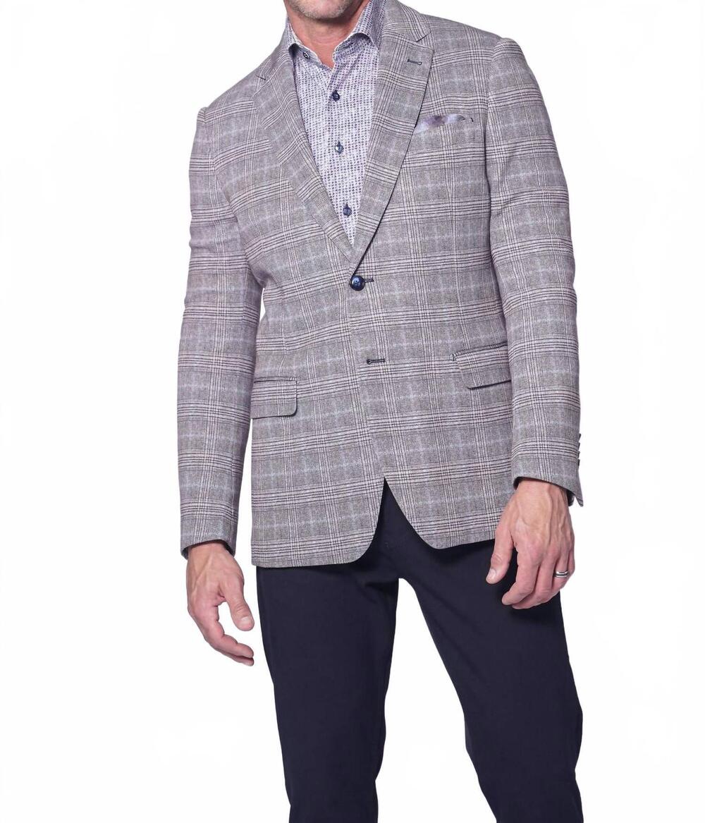 NEW 7 DOWNIE ST. galway sportcoat jacket in brown